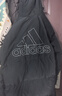 阿迪達斯 （adidas）官方長(cháng)款羽絨服女 春季新款訓練情侶運動(dòng)服防風(fēng)保暖夾克外套 IV7558-黑色連帽/含絨量70% M (175-96A) 曬單實(shí)拍圖