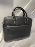 博邁倫商務(wù)公文包男真皮密碼鎖手提包軟頭層牛皮包大容量通勤出差電腦包 黑色-升級版 密碼鎖 長(cháng)寬高：38.5*9*29cm15.6英寸 曬單實(shí)拍圖