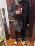 卡爾仕大碼男裝棉衣外套男中長(cháng)款春秋冬胖子棉服寬松加肥加大顯瘦風(fēng)衣潮 春秋薄款 10XL（315-350斤） 曬單實(shí)拍圖