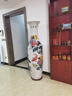 垚罄 景德鎮陶瓷器仿古手繪落地大花瓶喬遷禮物酒店賓館開(kāi)業(yè)禮品客廳裝飾擺件 手繪 墨彩連年有余  1.6米 單個(gè)配底座 曬單實(shí)拍圖
