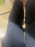 FSHE闊腿牛仔褲女適合梨形身材的褲子女顯瘦腿粗遮肚直筒牛仔女 黑灰色 XL [建議_120-135斤] 曬單實(shí)拍圖