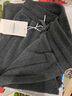 NY-RCE2025秋冬新款加絨休閑百搭運動(dòng)褲女長(cháng)褲束口褲拉鏈口袋棉質(zhì)哈倫褲 深灰色 L 曬單實(shí)拍圖