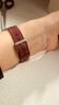 ROMISS適用iwatch10蘋(píng)果手表表帶apple watch s9表帶applewatch真皮s10女士iphone新款ultra2手表帶8se 波爾多紅（小蠻腰女款） 40/41/42表盤通用 曬單實(shí)拍圖