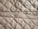 纖莉秀【葫蘆裥保暖鎖溫連帽棉服】大碼女裝百搭外套胖mm冬裝新款5245 卡其色 3XL 曬單實(shí)拍圖
