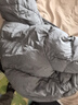 巴拉巴拉童裝寶寶羽絨服冬季嬰兒短款外套兒童上衣洋氣萌男童女童 品灰20218 100cm 曬單實拍圖