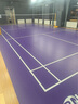 歐百娜羽毛球地膠整張室內可收卷球館專(zhuān)用羽毛球場(chǎng)地膠墊pvc運動(dòng)地板墊 水晶砂4.5mm-自己鋪裝 曬單實(shí)拍圖