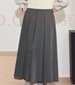 闊色（kuose）灰色西裝百褶半身裙女秋季新款學(xué)院格雷系穿搭a字長(cháng)裙子冬 灰色9013 S 曬單實(shí)拍圖