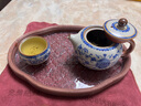 心去處青花汝窯功夫茶具套裝家用一壺二杯帶茶盤(pán)辦公室泡茶陶瓷茶壺高檔 西施茶壺三件套+茶盤(pán) 1件 曬單實(shí)拍圖