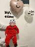 歌瑞家（greatfamily）新生兒馬甲2025春季新款幼兒針織馬夾上衣坎肩雙面布新年樂友 男女同款【淺杏】 73 【6-9月】 曬單實拍圖