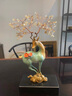 春錦秋鯉銅梅花鹿擺件客廳裝飾品玄關(guān)辦公室喬開業(yè)遷新居禮物 一鹿發(fā)財17*8.5*29cm 曬單實拍圖