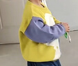 馬·拉?。∕.Latin）/童裝兒童毛衣春裝新款男童女童小童不對稱(chēng)毛衣 牛油果綠 120cm 曬單實(shí)拍圖