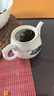恒古（Heregur）高溫青花陶瓷小號茶壺  功夫茶具配件 茶器茶壺泡茶器茶道零配件 沖罐 春暖魚(yú)躍(230ML)小茶壺 曬單實(shí)拍圖