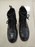百麗潮搭馬丁靴男秋冬商場(chǎng)同款牛皮革工裝靴8CM01DD3 黑單里 40 曬單實(shí)拍圖