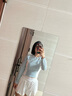 云水游 泳衣女分體式兩件套泡溫泉顯瘦遮肚保守長袖海邊度假游泳裝 白藍 XXL(建議體重118-130斤) 曬單實拍圖