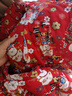 棉谷朵兒童手工純棉花棉襖男女寶寶冬季居家外穿保暖加厚棉衣棉服拜年裝 招財豬紅 130cm 曬單實(shí)拍圖
