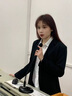 訫噯逸衫黑色小西裝外套女正裝職業(yè)裝工作服大學(xué)生面試工裝西服套裝 單件-黑色西裝 M（建議體重90-102斤） 曬單實(shí)拍圖