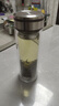 希樂(lè )雙層茶水分離玻璃杯大容量泡茶隔熱茶杯高檔商務(wù)水杯 本色【帶茶漏】420ml 曬單實(shí)拍圖