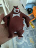 熊出沒(méi)熊出沒(méi)熊大熊二光頭強公仔動(dòng)物玩偶靜態(tài)模型兒童仿真玩具套裝 熊大(15cm) 曬單實(shí)拍圖
