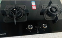 能率（NORITZ）燃?xì)庠罹唠p灶家用5.2kW猛火 安全定時(shí) 可調(diào)節(jié)底盤 臺嵌兩用 天然氣灶63%高熱效率 JZT-EZ04【臺嵌鋼化玻璃+5.2KW】 曬單實(shí)拍圖