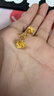 老鳳祥山茶花黃金耳釘金耳釘足金999耳飾送老婆生日禮物女友七夕情人節 足金山茶花耳釘（約2.5g） 曬單實(shí)拍圖
