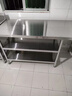 莊子然不銹鋼工作臺廚房煤氣罐灶臺架家商用燃氣灶架飯店切菜案板操作臺 【升級加厚】煤氣罐-組合款 長(cháng)100寬40高80【加厚三層】 曬單實(shí)拍圖