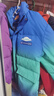 雪中飛kids兒童羽絨服男童冬季新款洋氣中大童女童短款漸變羽絨服 藍色 130 曬單實拍圖