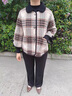 皮爾卡丹（pierre cardin）媽媽裝秋冬裝外套小香風(fēng)毛呢開衫中年婦女衣服2025新款中老年女裝 黃色 M  建議90-105斤 曬單實(shí)拍圖