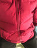 坦博爾羽絨服女短款秋冬連帽寬松保暖女士外套厚TD236356 醬紫紅 175  曬單實(shí)拍圖