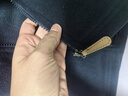 BRELRMON搖粒絨馬甲背心女抓絨衣外搭秋冬戶(hù)外保暖洋氣口袋防寒外穿馬夾 YR3537深藍-女 L 曬單實(shí)拍圖