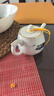 恒古（Heregur）高溫青花陶瓷小號茶壺  功夫茶具配件 茶器茶壺泡茶器茶道零配件 沖罐 春暖魚(yú)躍(230ML)小茶壺 曬單實(shí)拍圖