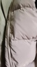 雪中飛女士羽絨服長(cháng)款冬季加厚過(guò)膝保暖美拉德連帽休閑百搭潮流羽絨外套 灰色 XL (170) 曬單實(shí)拍圖