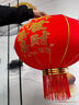 菲享植絨燈籠大門掛的2025新款大紅燈籠室外免接線led燈燈籠新年裝飾 80#【（一對裝）帶感光燈】 【插電/感光可選，耐曬不掉色】 曬單實拍圖