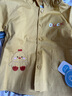 幼歌（YOUGE）【扭扭系列】嬰幼兒春季品可愛小鴨恐龍連帽寬松舒適外套 明黃小鴨外套 90 cm 曬單實(shí)拍圖
