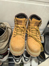 海瀾之家HLA馬丁靴男士大黃靴高幫工裝鞋子男HAAGZM4DAZ399 黃色加絨款39 曬單實(shí)拍圖