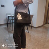 洛斯伯里品牌男士單肩包大容量輕便背包防水尼龍牛津布斜挎包男休閑運動(dòng)郵差包男包 藍色-禮盒裝 小號 30*22*9cm(10英寸) 曬單實(shí)拍圖