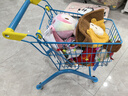加厚耐用1-8歲寶寶兒童超市購物車(chē)結實(shí)金屬推車(chē)靜音萬(wàn)向輪防側翻 加厚折疊款藍色58CM+耐磨輪 曬單實(shí)拍圖