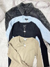 UR秋冬新款女裝經典絎縫寬松中長款翻領棉服UYY140010 黑色 M 曬單實拍圖