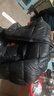 雪中飛羽絨服男90鴨絨可脫卸帽保暖加厚羽絨服外套男 黑色 180/XL  曬單實(shí)拍圖