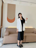 百田森2025新款牛皮樂(lè )福鞋氣質(zhì)粗跟樂(lè )福鞋通勤白色英倫風(fēng)小皮鞋 黑色 37 曬單實(shí)拍圖