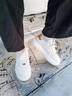 卡賓男鞋春季白色板鞋男士運動(dòng)休閑鞋靴厚底增高鞋透氣百搭潮流鞋子男 白金 41 曬單實(shí)拍圖