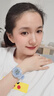 MXR電子手表女款小眾LED青少年學(xué)生黨男款運動(dòng)潮流夜光防水電子表女 升級款鬧鐘夜光防水 G13透明藍 曬單實(shí)拍圖