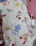 迷你木木屋兒童冬季加厚款家居服秋冬男女童夾棉套裝新年款 蝴蝶結小兔 110  曬單實(shí)拍圖