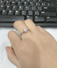AVHE白18K金鉑培育鉆石王室莊園戒指女款一克拉求結(jié)婚禮物七夕真鉆戒 18K金王室莊園-20分D色VVS 曬單實拍圖