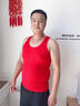 浪莎本命年大紅色背心男士運(yùn)動(dòng)健身打底汗衫新疆棉高彈緊身修身萊卡棉 ·【大紅背心】·高彈萊卡棉 L /170 曬單實(shí)拍圖