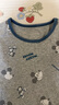 迪士尼（DISNEY）童裝男童長(cháng)袖家居服睡衣秋褲抑菌舒適兩件套裝秋冬DB432AE04灰140 曬單實(shí)拍圖
