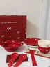 肆月新婚禮物送新娘訂婚禮物送閨蜜結婚餐具禮盒送新人實(shí)用 情書(shū)【混色二人食9件套】含絲帶 曬單實(shí)拍圖
