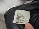 白鹿語(yǔ)冬季羊毛混紡加厚大衣學(xué)院風(fēng)牛角扣夾棉長(cháng)款大衣外套女 深灰色 M  曬單實(shí)拍圖