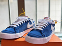 耐克NIKE休閑鞋男子復古經(jīng)典BLAZER LOW運動(dòng)鞋DA7254-401藍40.5 曬單實(shí)拍圖