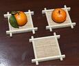 竹制井字茶點(diǎn)盤(pán)中式圍爐點(diǎn)心糕點(diǎn)碟子復古茶杯墊杯托竹編擺臺托盤(pán) 碳化茶色-3個(gè) 無(wú)規格 曬單實(shí)拍圖