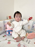顆粒熊（KELIXIONG）嬰兒連體衣秋季純棉長(zhǎng)袖長(zhǎng)褲新生寶寶哈衣嬰兒衣服純棉秋裝 米白色 90cm (適合12-24月) 曬單實(shí)拍圖